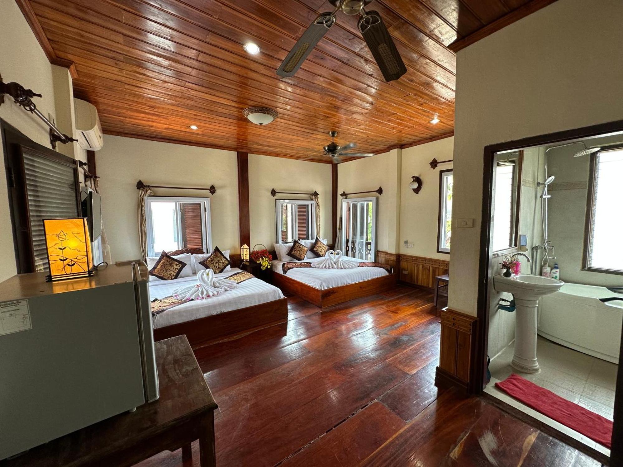 Villa Thida Mekong Riverside Luang Prabang Rum bild